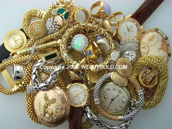 we buy sell gold jewelry sterling silver coins platinum diamonds rings chains bracelets charms pins wedding bands watches pocket goldkit 10k 14k 18k 24k 925 .925 999 .999 sellgold medals metal metals foreign oro refine refinery scrap ingots bars